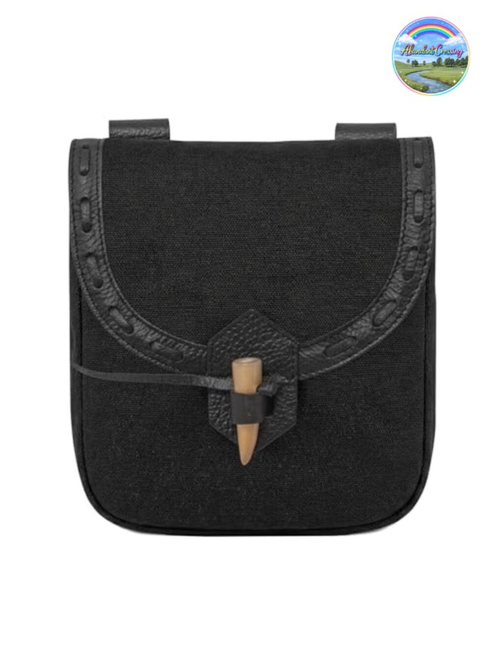 Leather Belt Pouch Medieval Handcrafted Full Grain Ren Faire Costume
